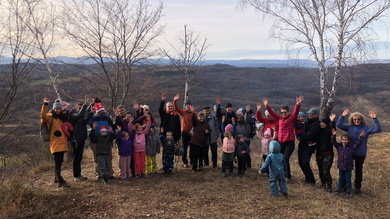 Amire eszünkbe jutott a csoportkép elkészítése, már megfogyatkozott 43 fős csapatunk_FOTÓ Kismihály Boglárka
