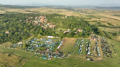 Vándortábor légifelvétel