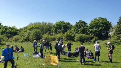 A Jókai emlék- és teljesítménytúra útvonala a Kápolnás-tetőn is keresztül vezetett_FOTÓ Kardos Tibor