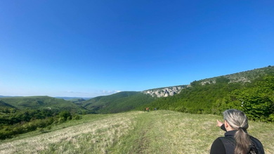 Tudtam, hogy a Tordai-hasadék meglesz, ha megviseli is ízületeimet a sok csúszós kő_A szerző felvétele