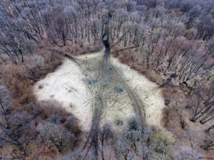 UFO tisztás fentről