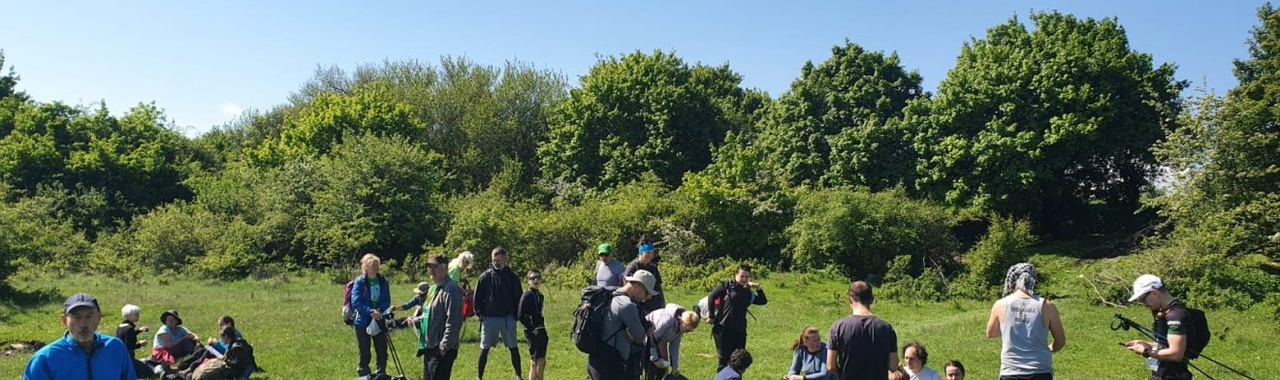 A Jókai emlék- és teljesítménytúra útvonala a Kápolnás-tetőn is keresztül vezetett_FOTÓ Kardos Tibor