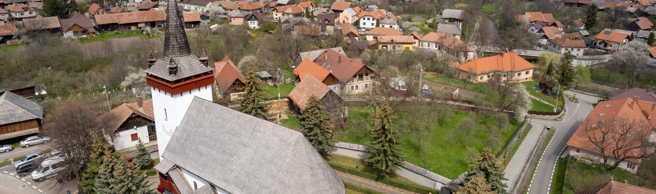 Kalotaszentkirály a magasból