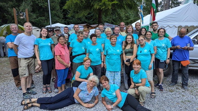 Évek óta nem vett részt a táborban ennyire népes csapat Kolozsvárról_FOTÓ Veres Ágnes