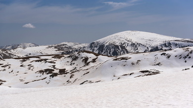 Télen a Páring-hegység
