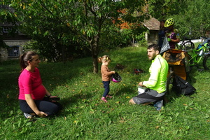Mike Eliza, a Kós teljesítménytúra legfiatalabb, 2 éves résztvevője_FOTÓ Bozsoki Adrienn